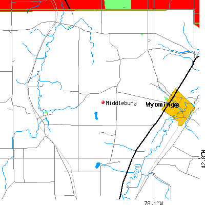 Middlebury map