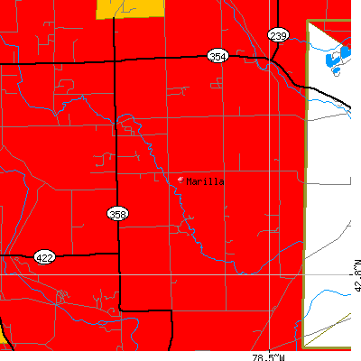 Marilla map