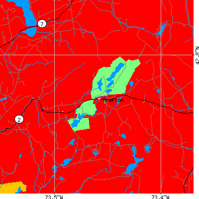 Grafton map