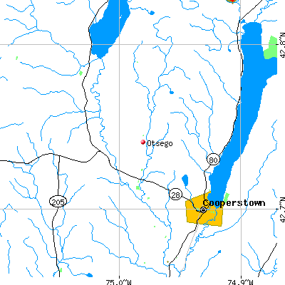 Otsego map