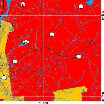 Brunswick map