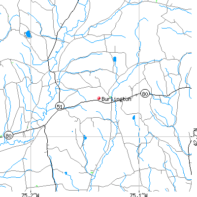 Burlington map