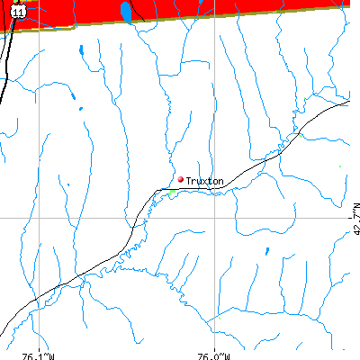 Truxton map