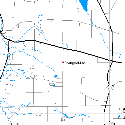 Orangeville map
