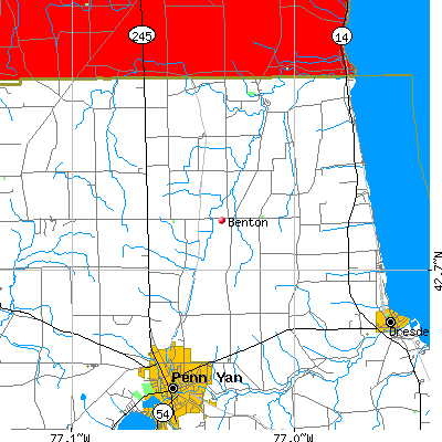 Benton map