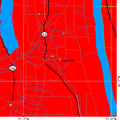 Conesus map