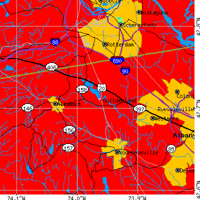 Guilderland map