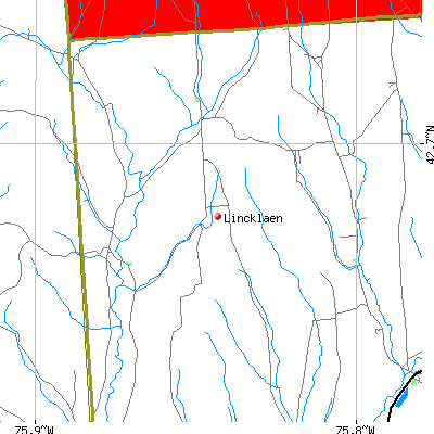 Lincklaen map