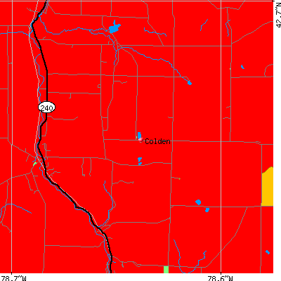 Colden map