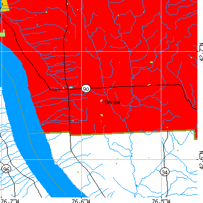 Genoa map