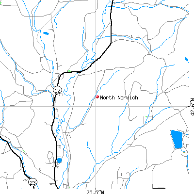 North Norwich map