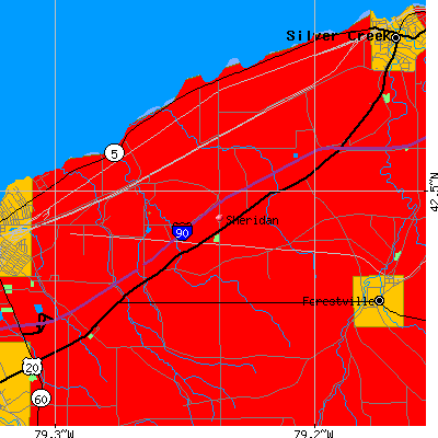 Sheridan map