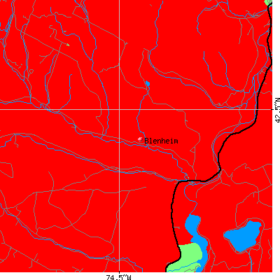 Blenheim map