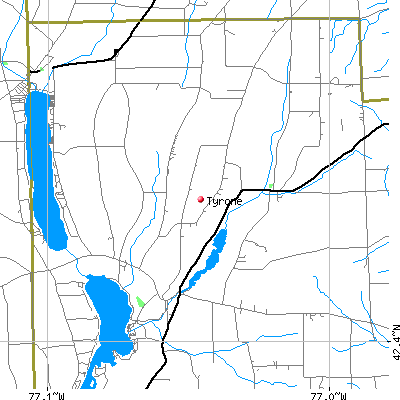 Tyrone map