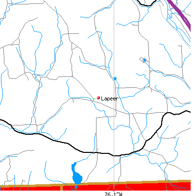 Lapeer map