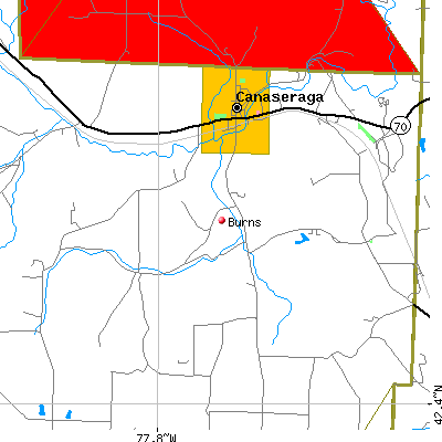 Burns map