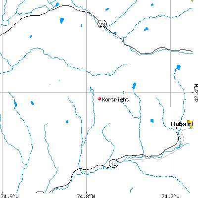 Kortright map
