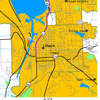 Ithaca map