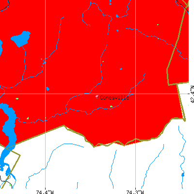 Conesville map
