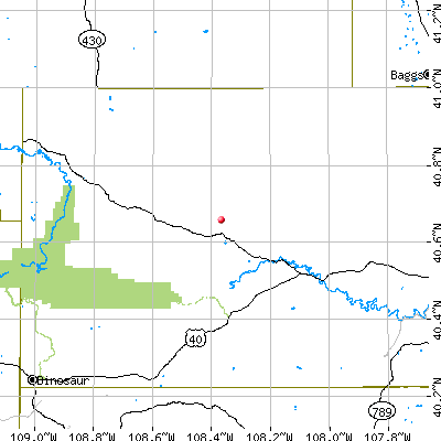 Maybell-Powder Wash map