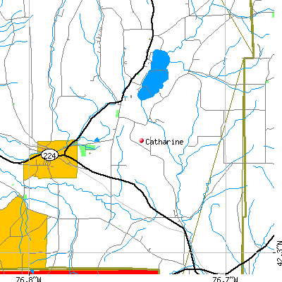 Catharine map