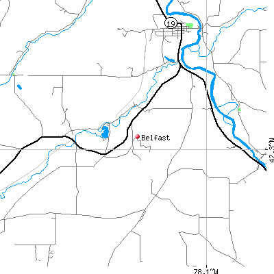 Belfast map