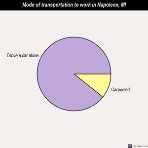 Napoleon mode of transportation to work chart