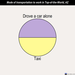 Top-of-the-World mode of transportation to work chart