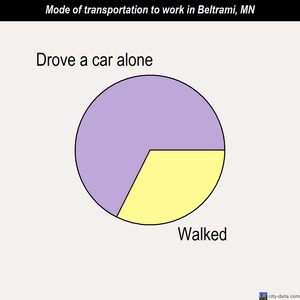 Beltrami mode of transportation to work chart