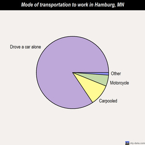 Hamburg mode of transportation to work chart