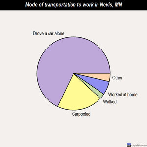 Nevis mode of transportation to work chart