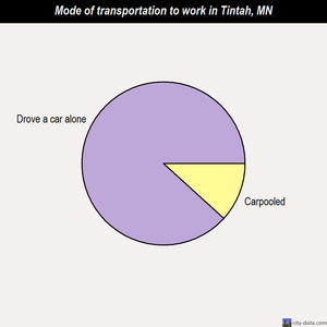 Tintah mode of transportation to work chart