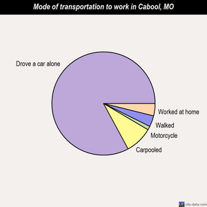 Cabool mode of transportation to work chart