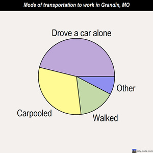 Grandin mode of transportation to work chart