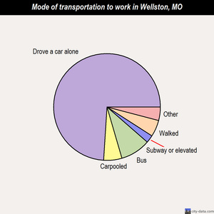 Wellston mode of transportation to work chart