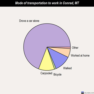 Conrad mode of transportation to work chart