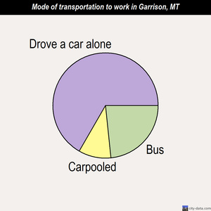 Garrison mode of transportation to work chart