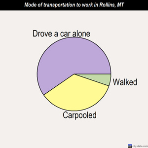 Rollins mode of transportation to work chart