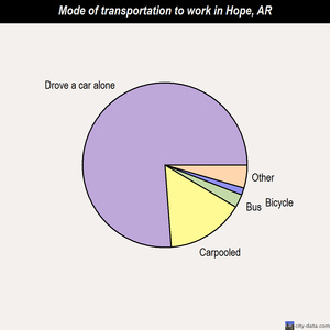 Hope mode of transportation to work chart