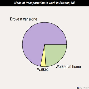 Ericson mode of transportation to work chart