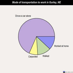 Gurley mode of transportation to work chart