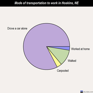 Hoskins mode of transportation to work chart