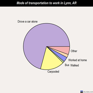 Lynn mode of transportation to work chart