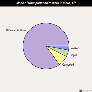 Moro mode of transportation to work chart