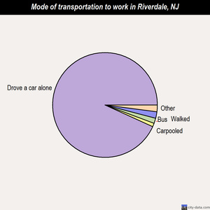 Riverdale mode of transportation to work chart