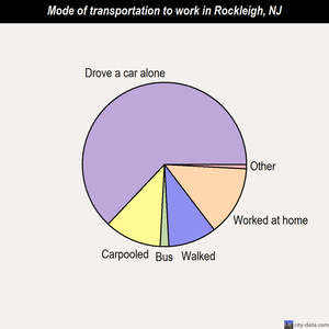 Rockleigh mode of transportation to work chart