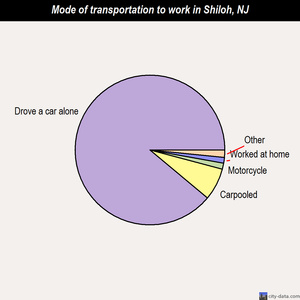Shiloh mode of transportation to work chart