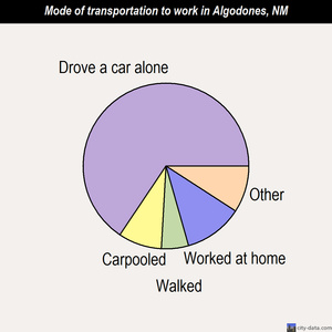 Algodones mode of transportation to work chart