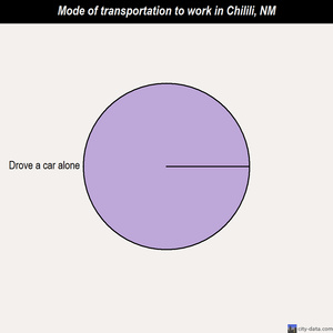 Chilili mode of transportation to work chart