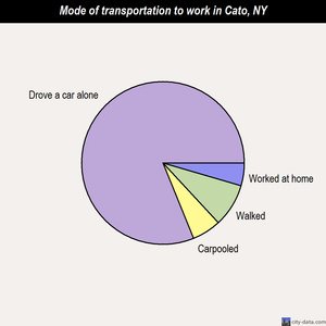 Cato mode of transportation to work chart